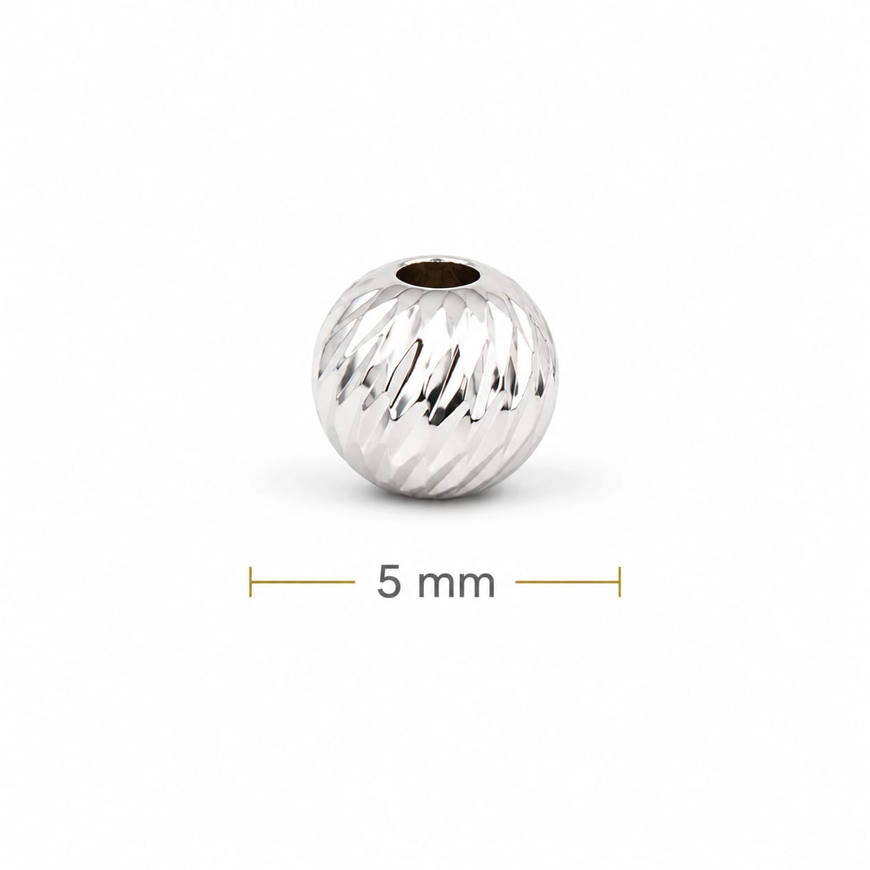 Balín dimanatado plata 5 mm · Balinería