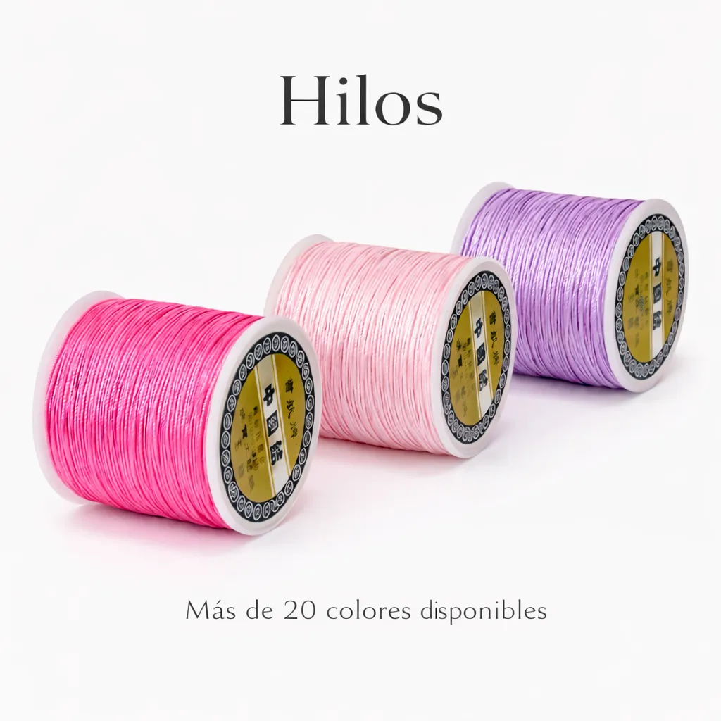 Hilo 0.8 mm Celular Colores · Hilos · Beads Market Co