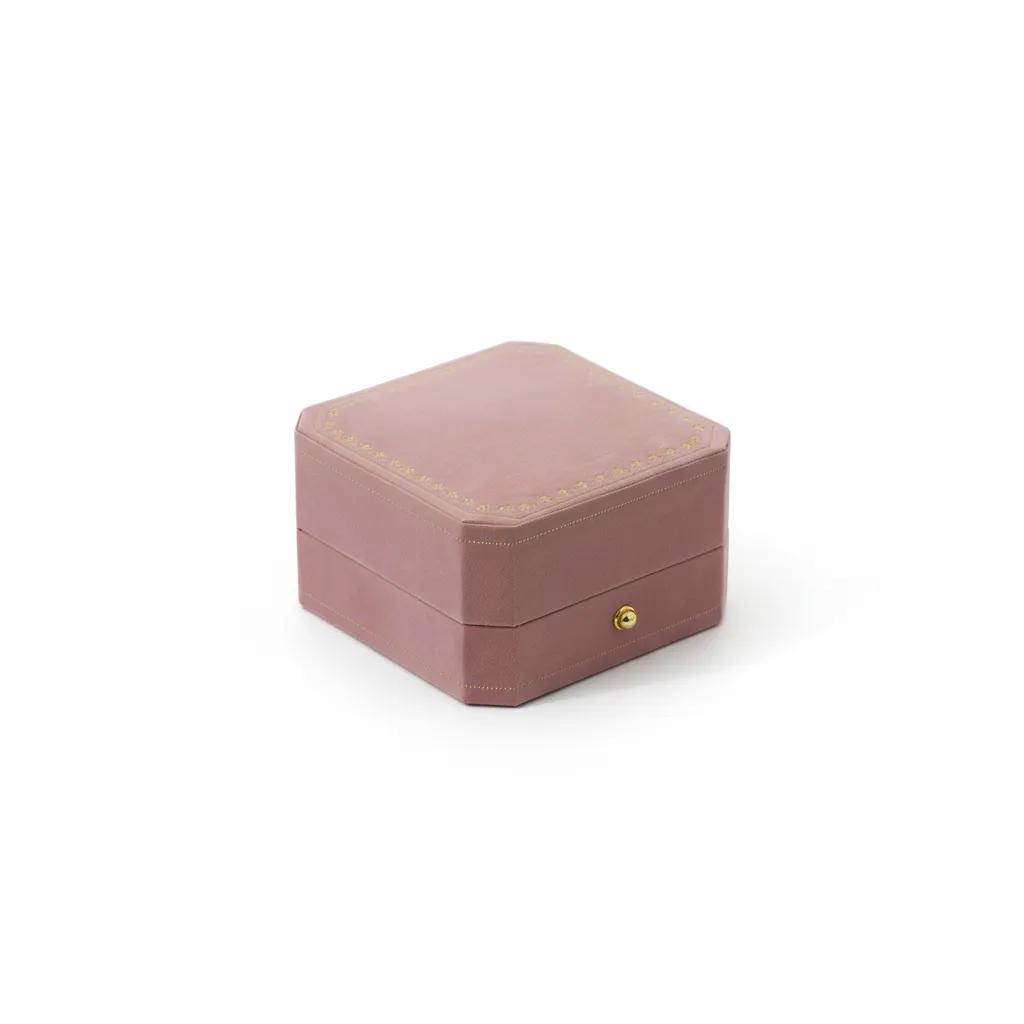 Caja de joyería cuadrada 8×8×4,9 cm · Empaques por unidad · Beads Market Co