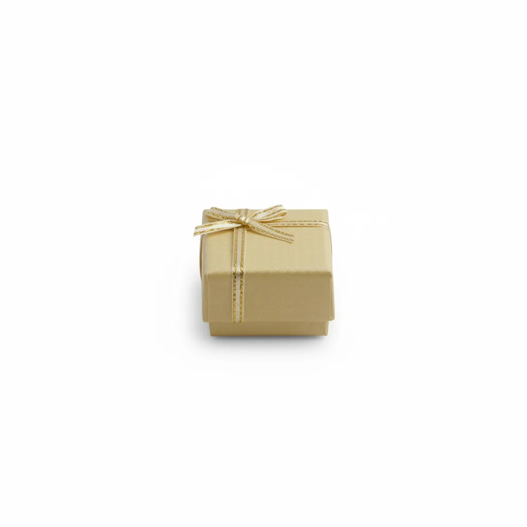 Caja de joyería 4 × 4 cm Blanco · Empaques por unidad · Beads Market Co