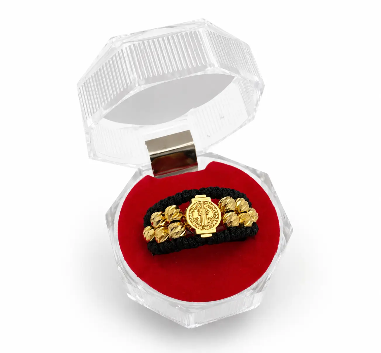 Anillo De San Benito Diamantado · Anillos tejidos · Beads Market Co