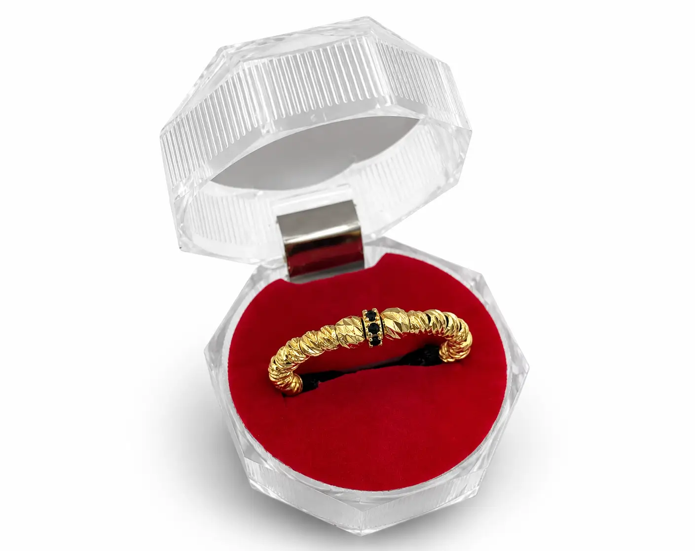 Anillo Diamantado Con Rondel · Anillos tejidos · Beads Market Co