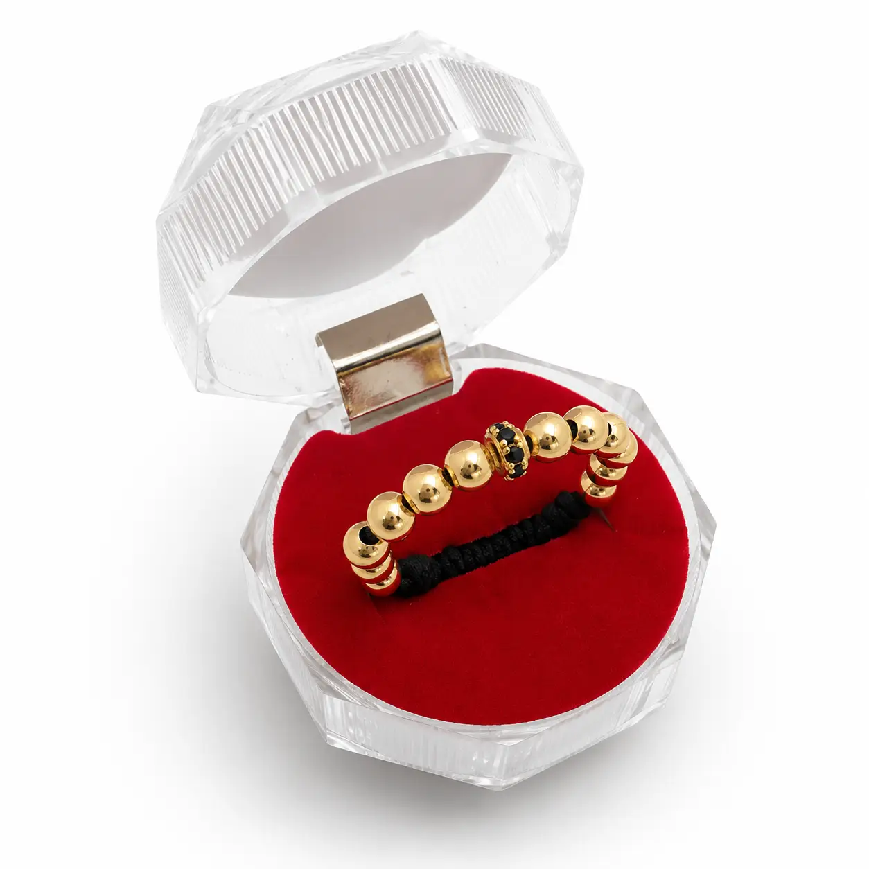 Anillo Liso Con Rondel Central · Anillos tejidos · Beads Market Co