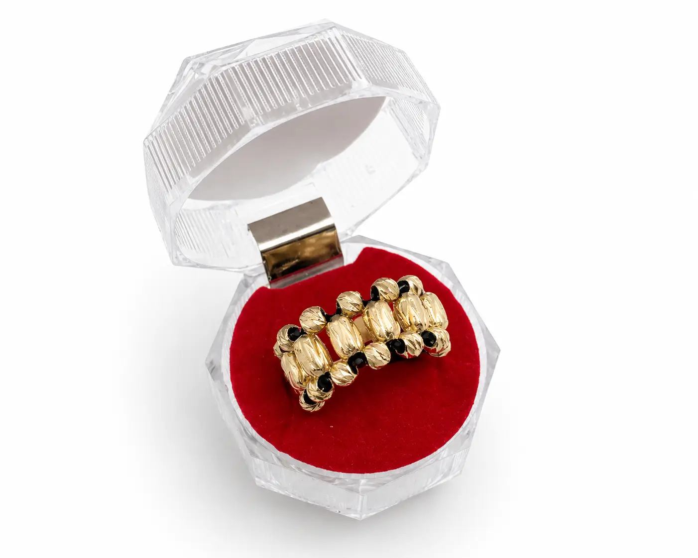Anillo Triple Carril Canutillo Fulgor · Anillos tejidos · Beads Market Co