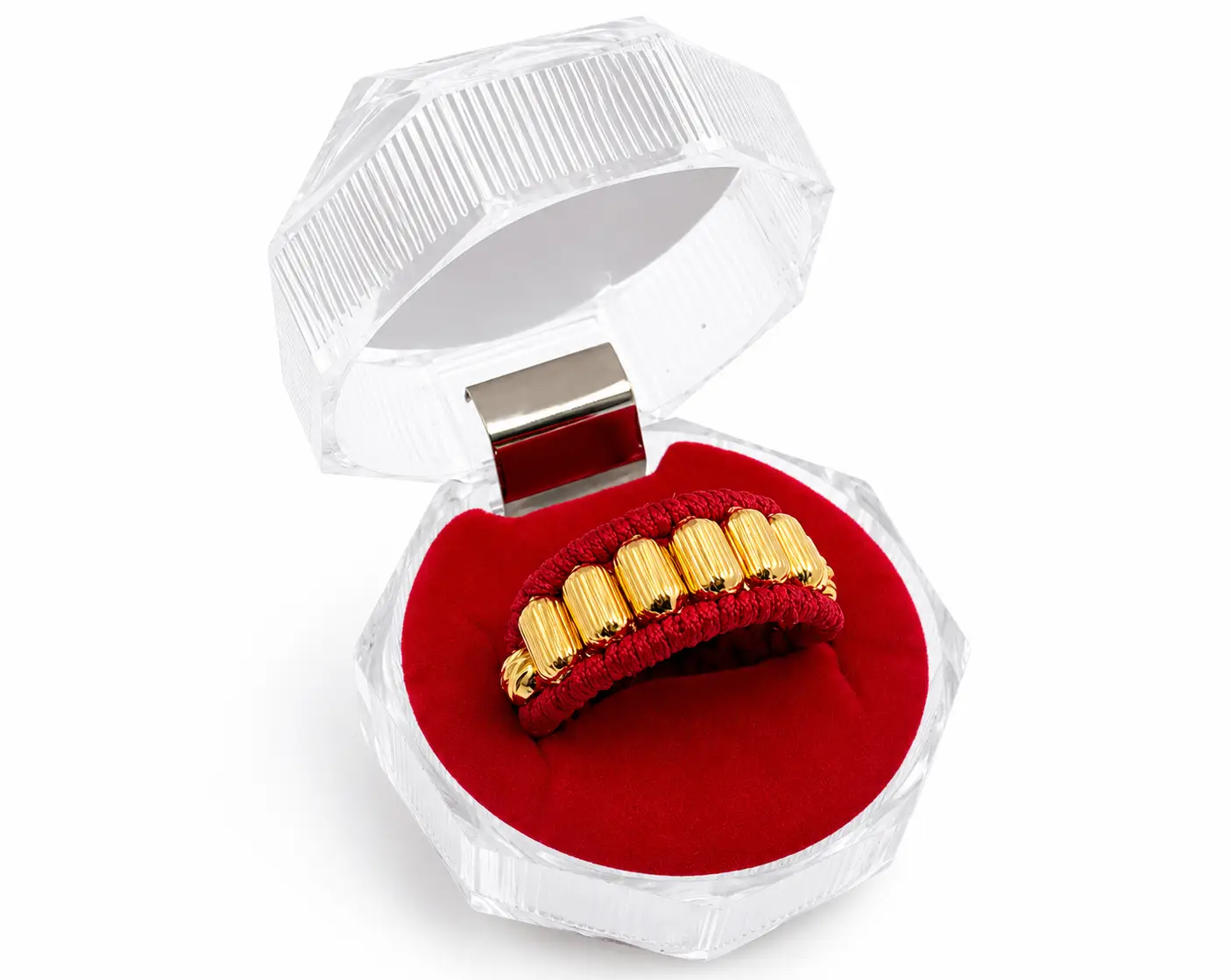 Anillo Triple Carril Canutillo Nimbo · Anillos tejidos · Beads Market Co