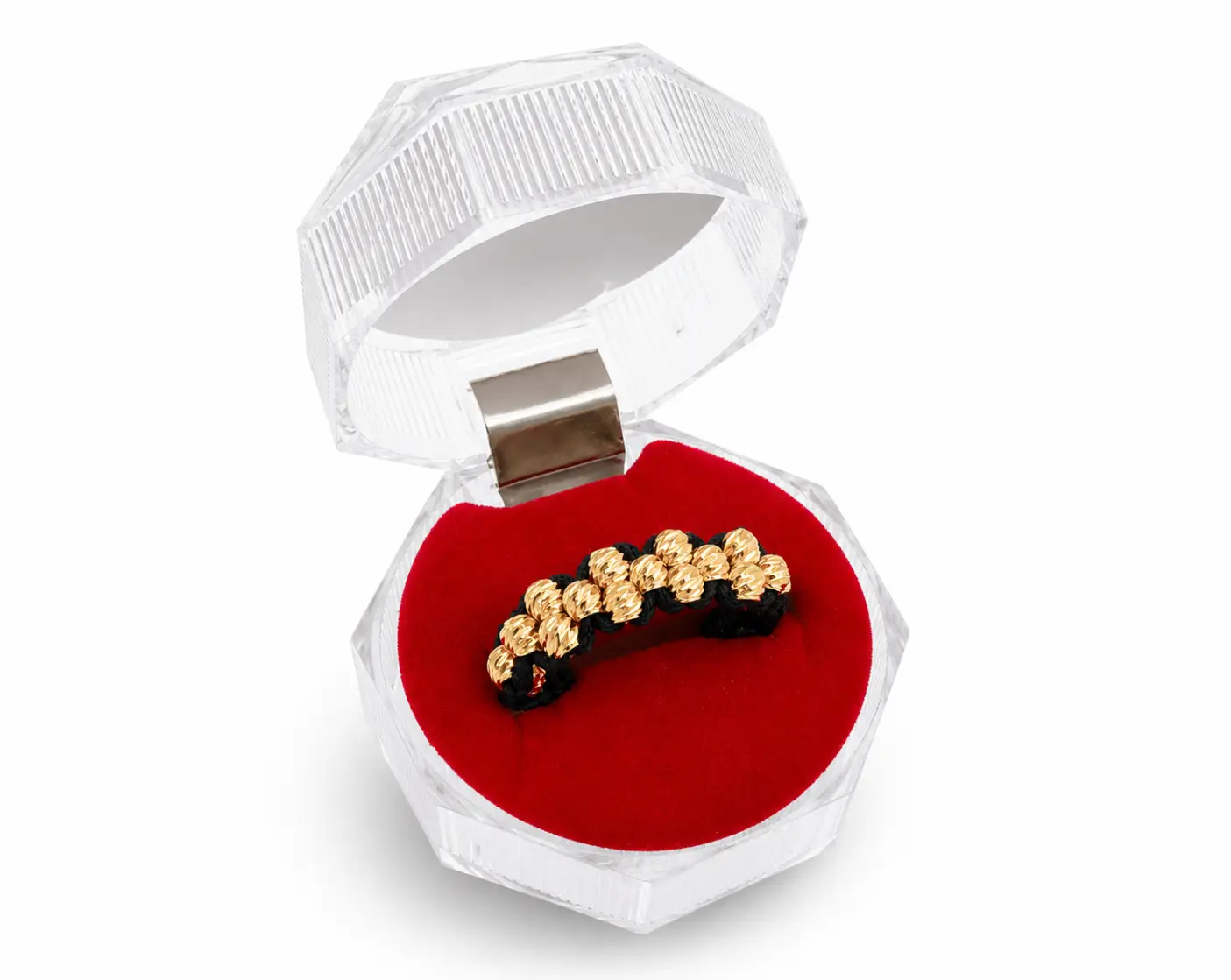 Anillo Triple Carril Piramide 3mm · Anillos tejidos · Beads Market Co