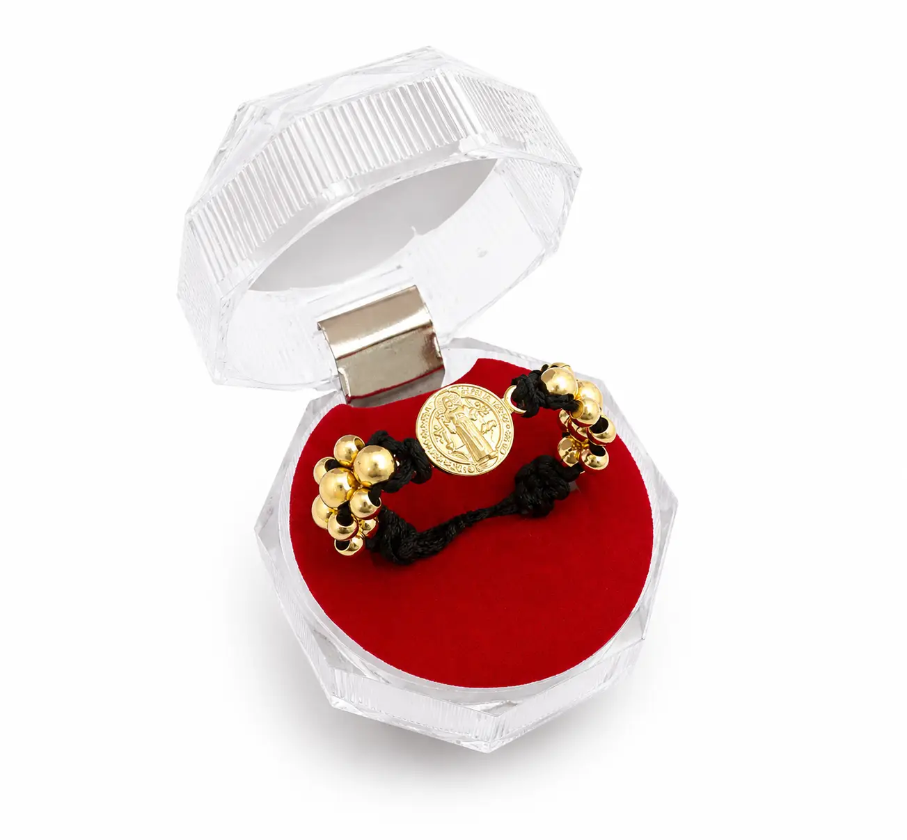 Anillo De San Benito Triple Carril · Anillos tejidos · Beads Market Co