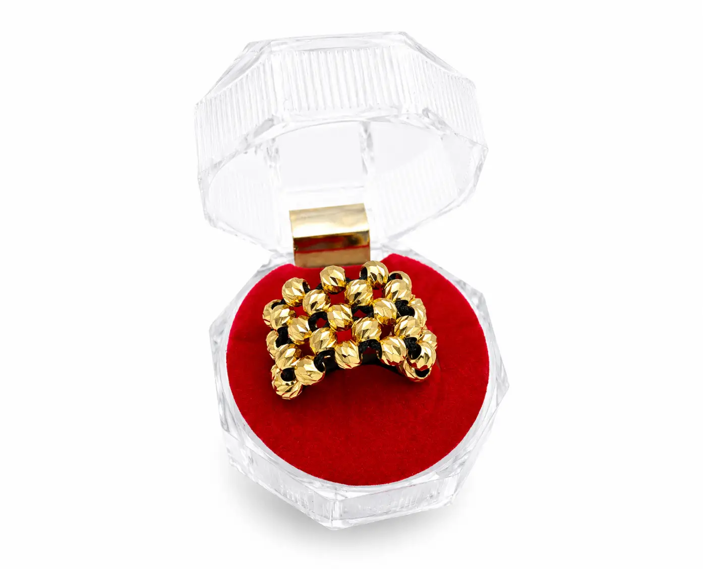Anillo 5 Carril Diamantado 4mm · Anillos tejidos · Beads Market Co