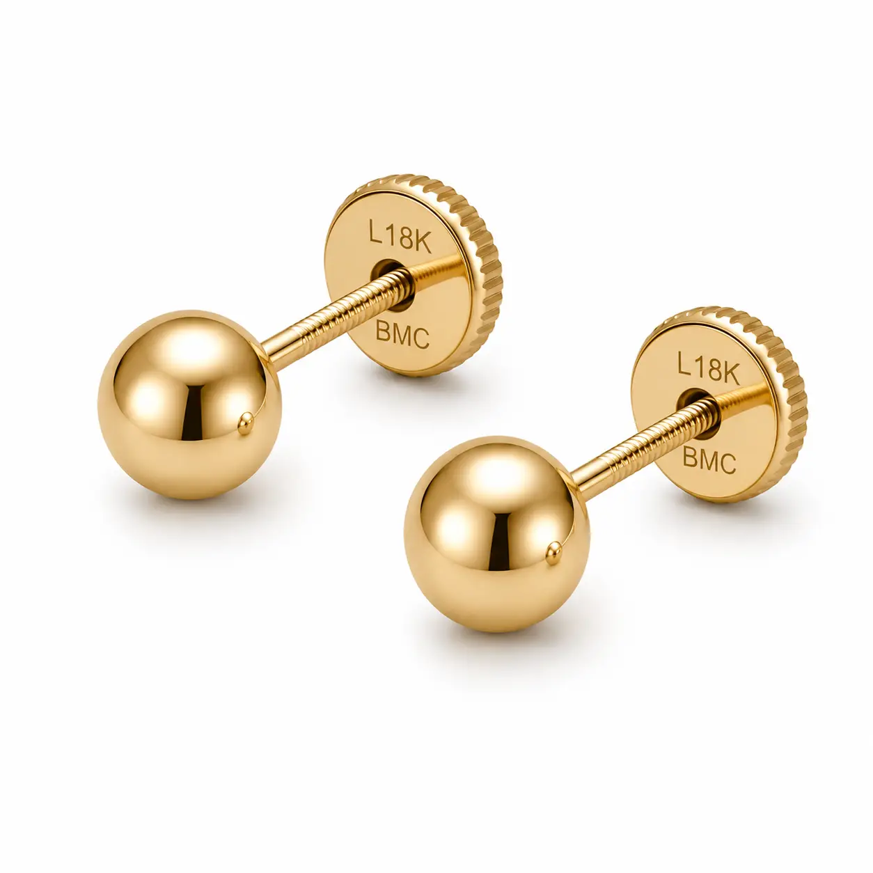 Topos Doré 6 mm · Topos de Seguridad · Beads Market Co