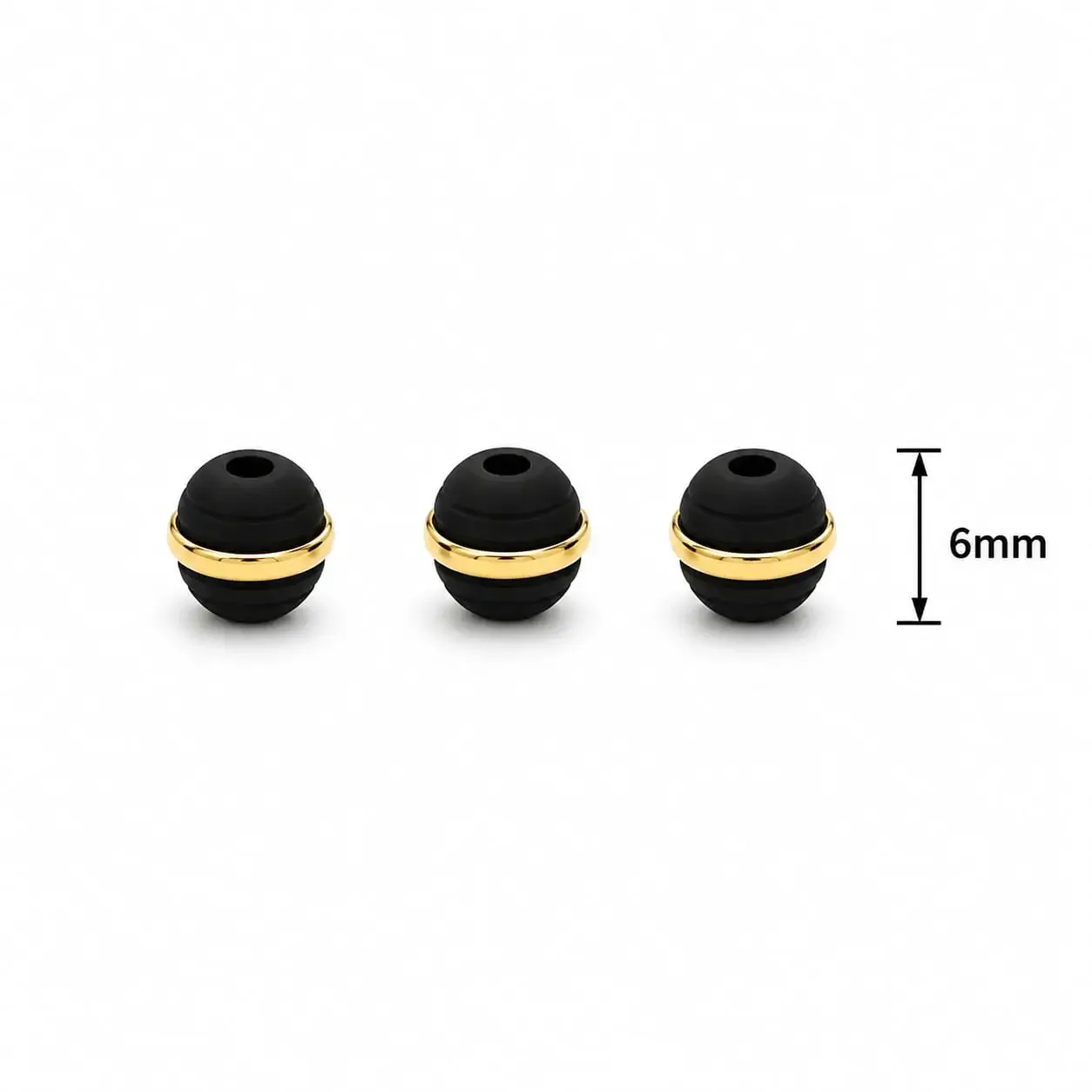 Neopreno Argollado Negro 6mm · Neoprenos