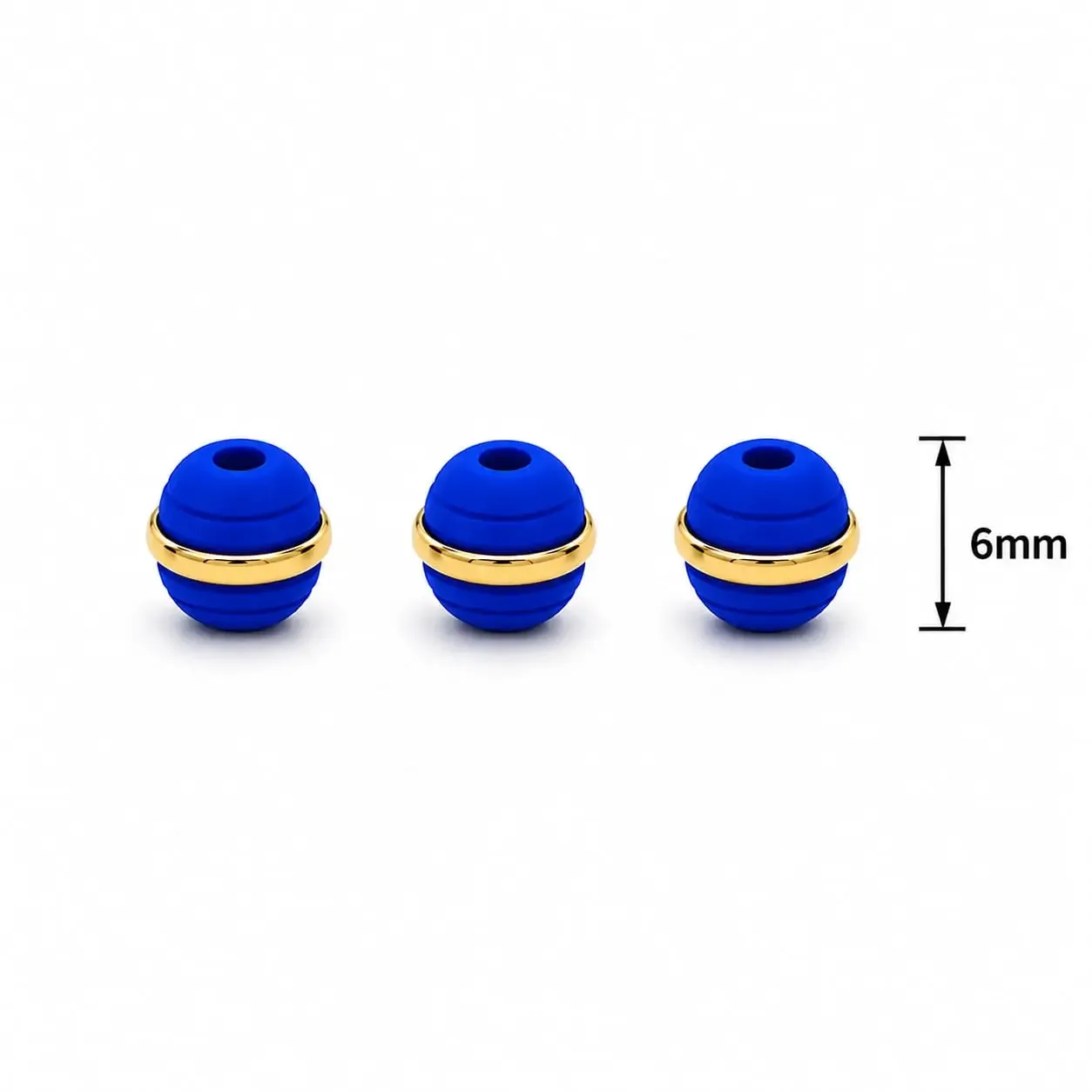 Neopreno Argollado AzulR 6mm · Neoprenos