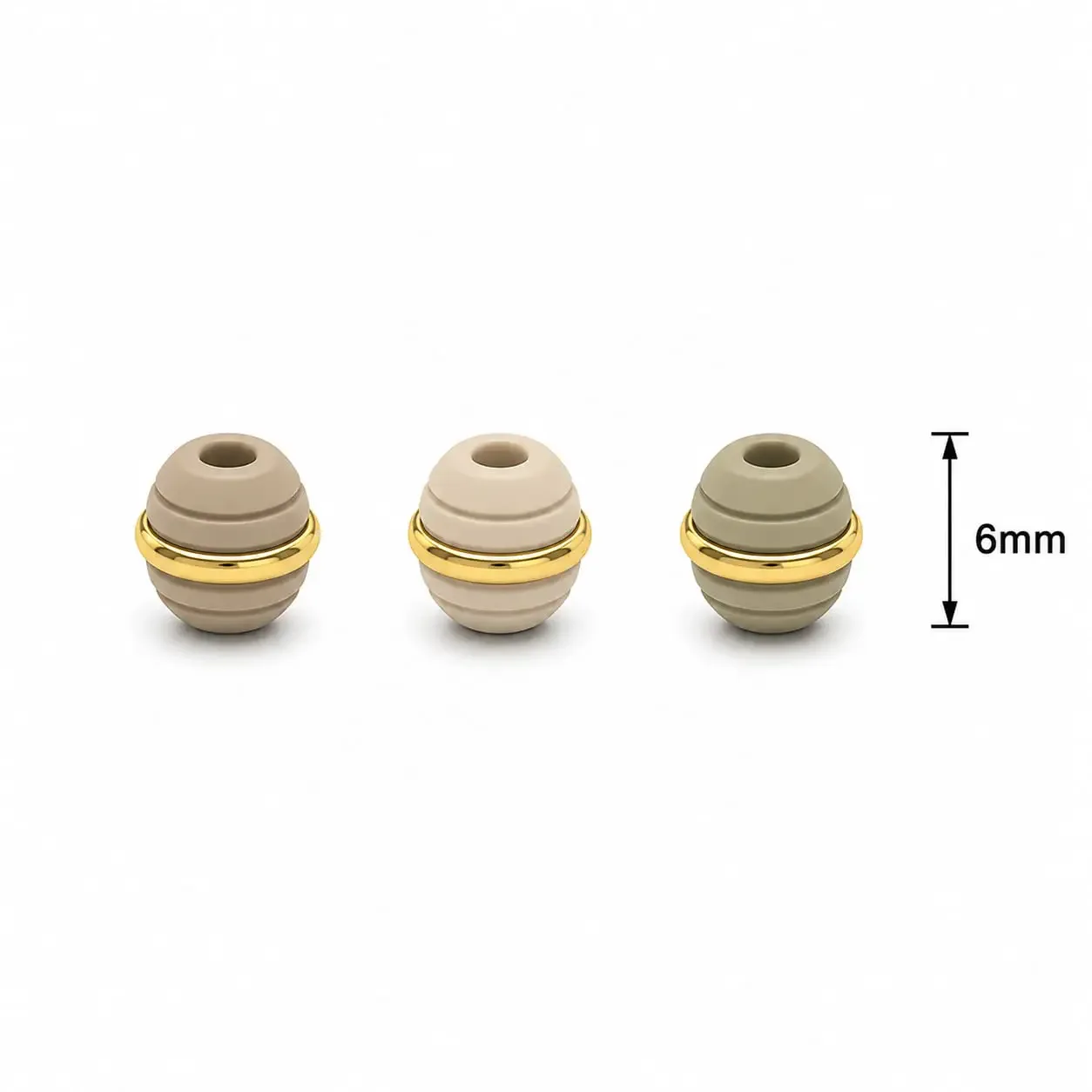 Neopreno Argollado Beige 6mm · Neoprenos