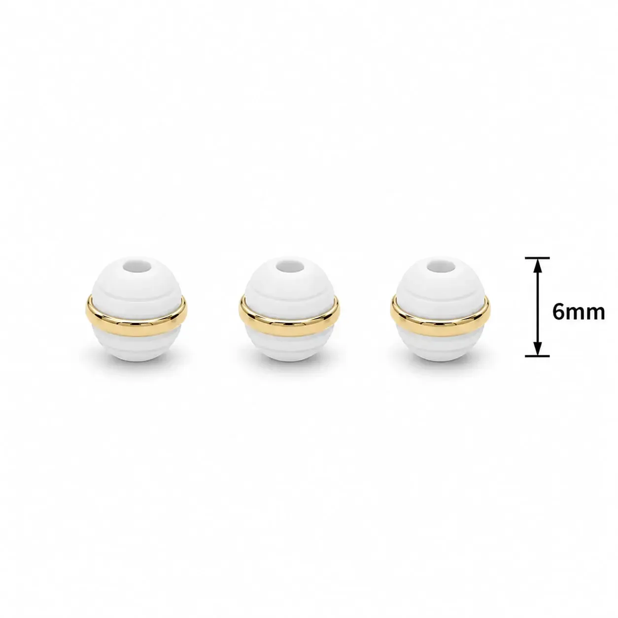 Neopreno Argollado Blanco 6mm · Neoprenos