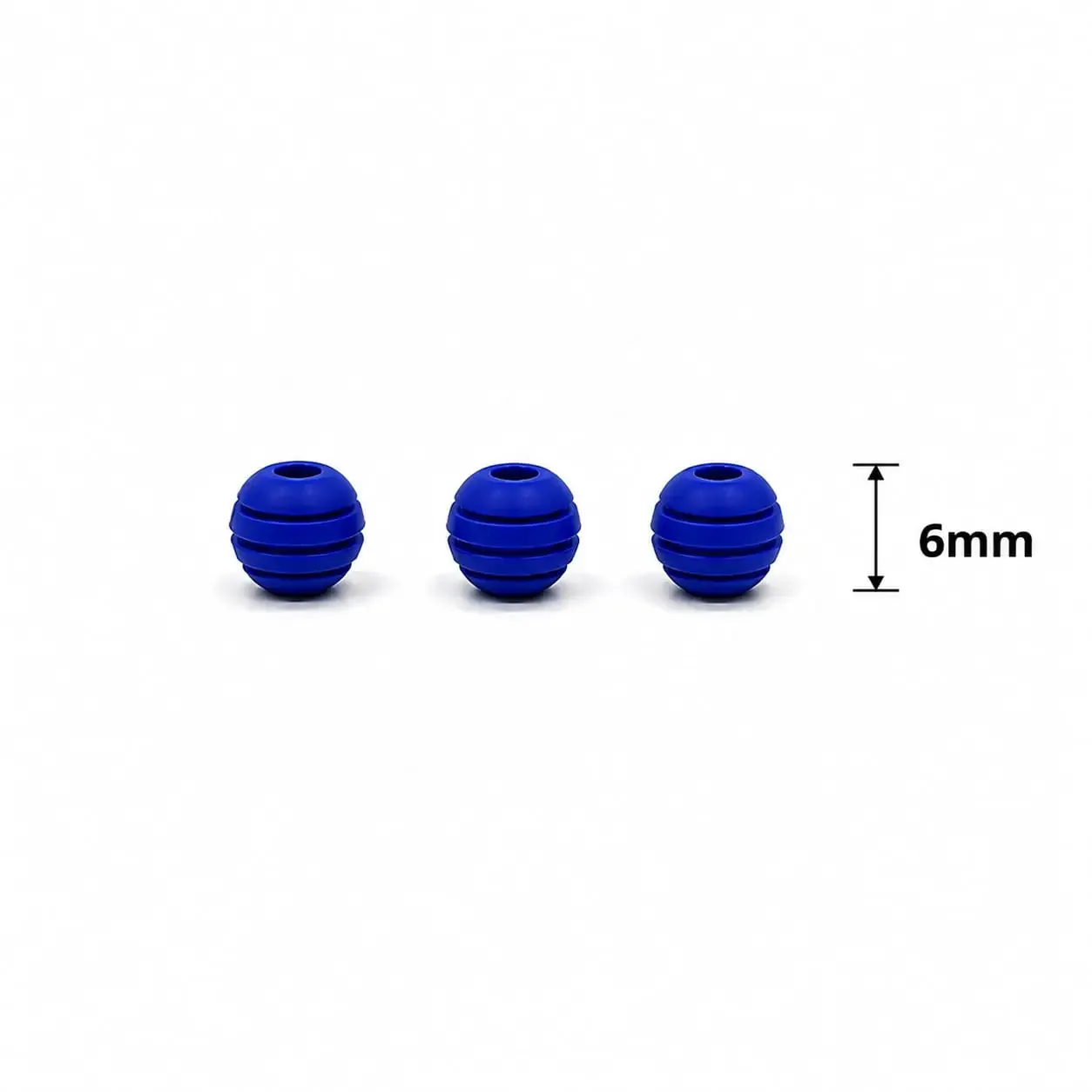 Neopreno Ranurado Azul Rey 6mm · Neoprenos · Beads Market Co