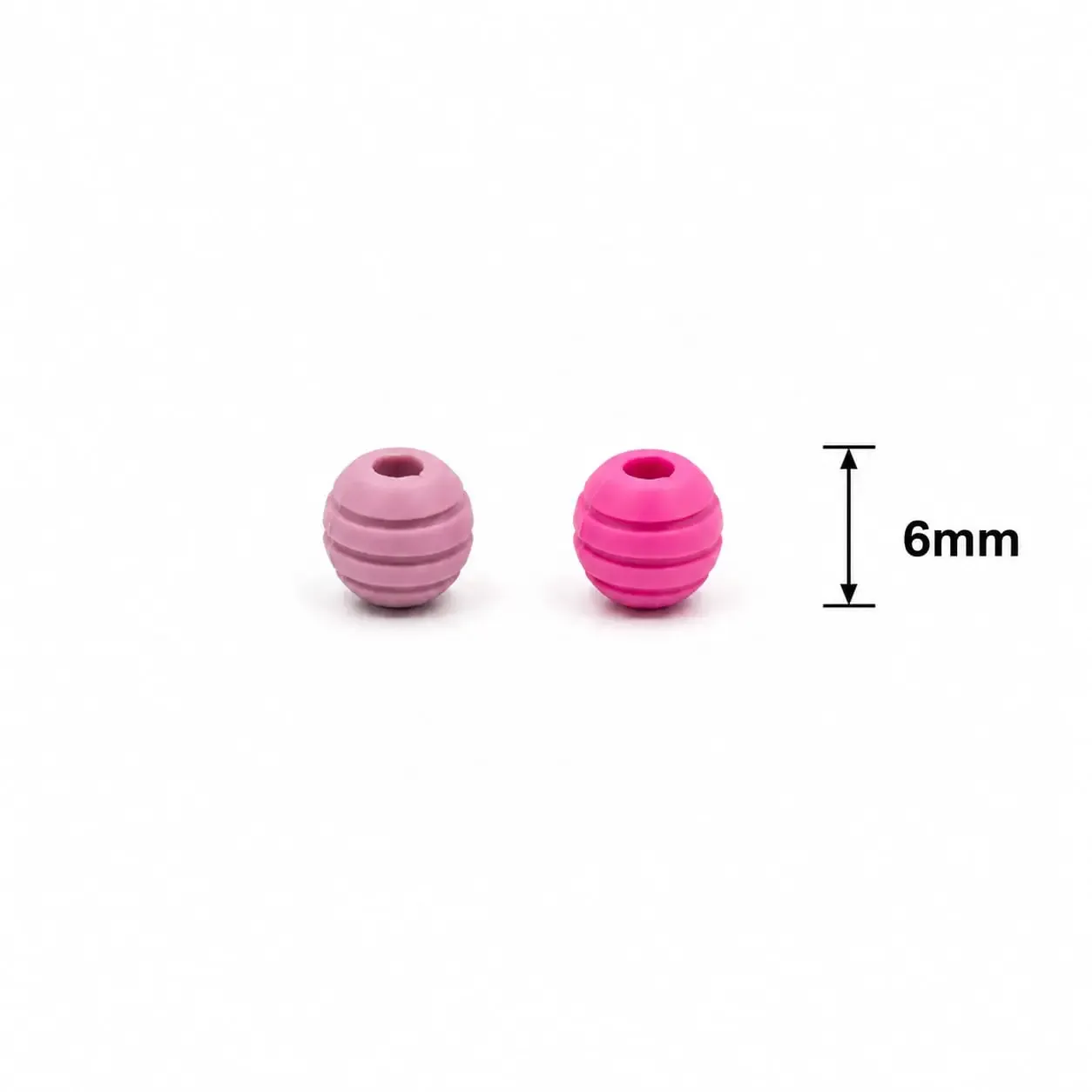 Neopreno Ranurado Rosado 6mm · Neoprenos · Beads Market Co