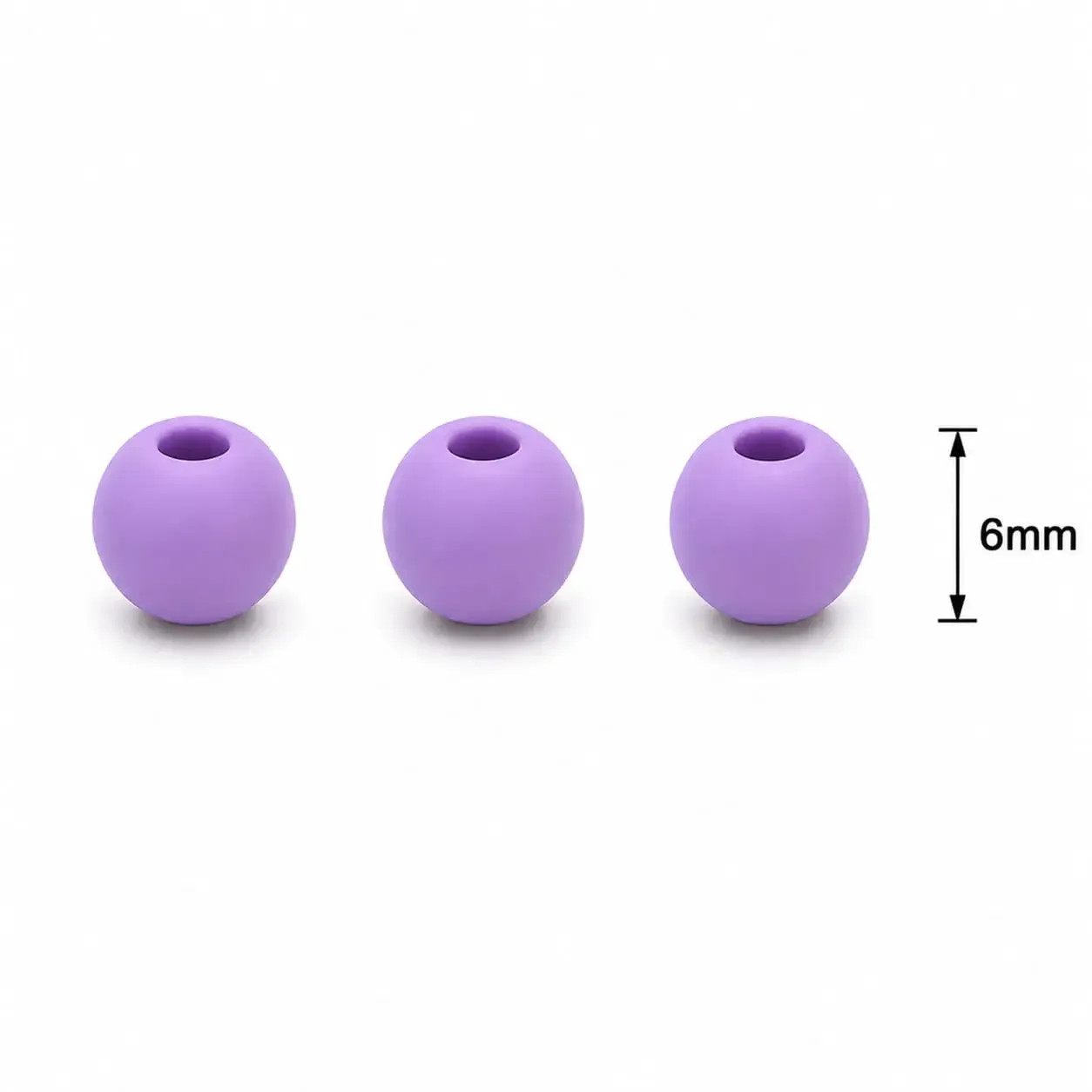 Neopreno Lisa Lila 6mm · Neoprenos · Beads Market Co