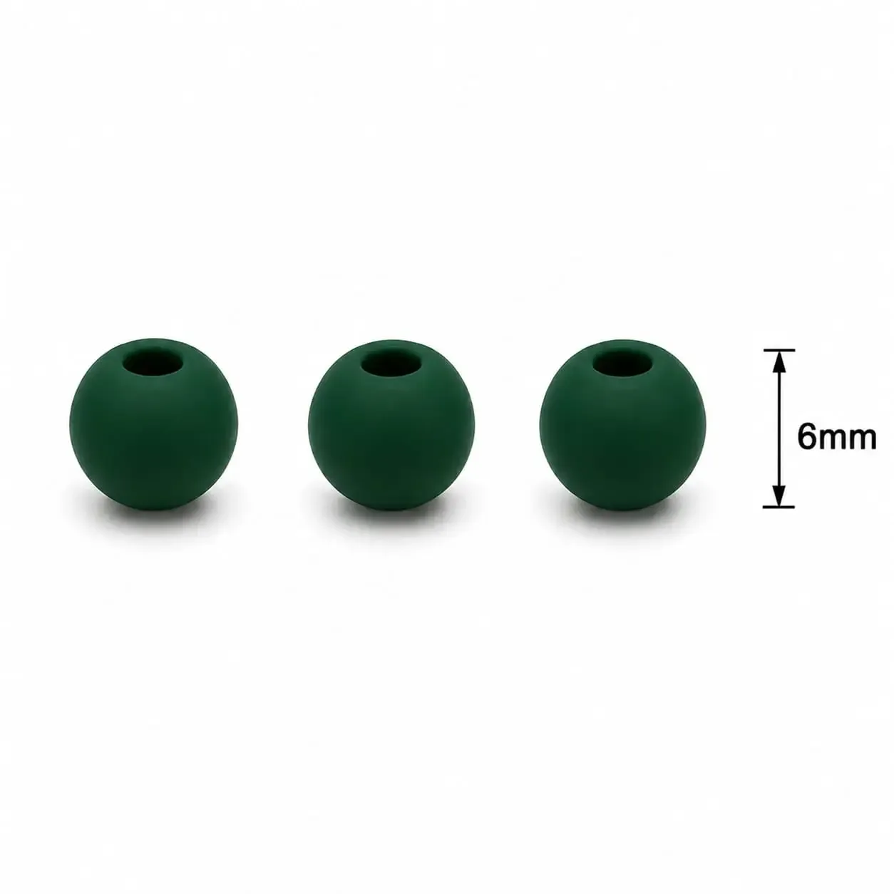 Neopreno Lisa Verde 6mm · Neoprenos · Beads Market Co