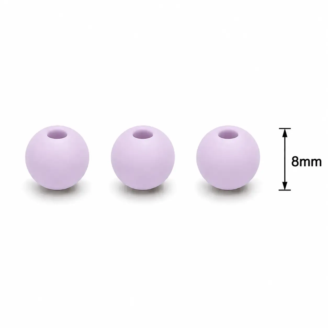 Neopreno Lisa Lila 8mm · Neoprenos · Beads Market Co