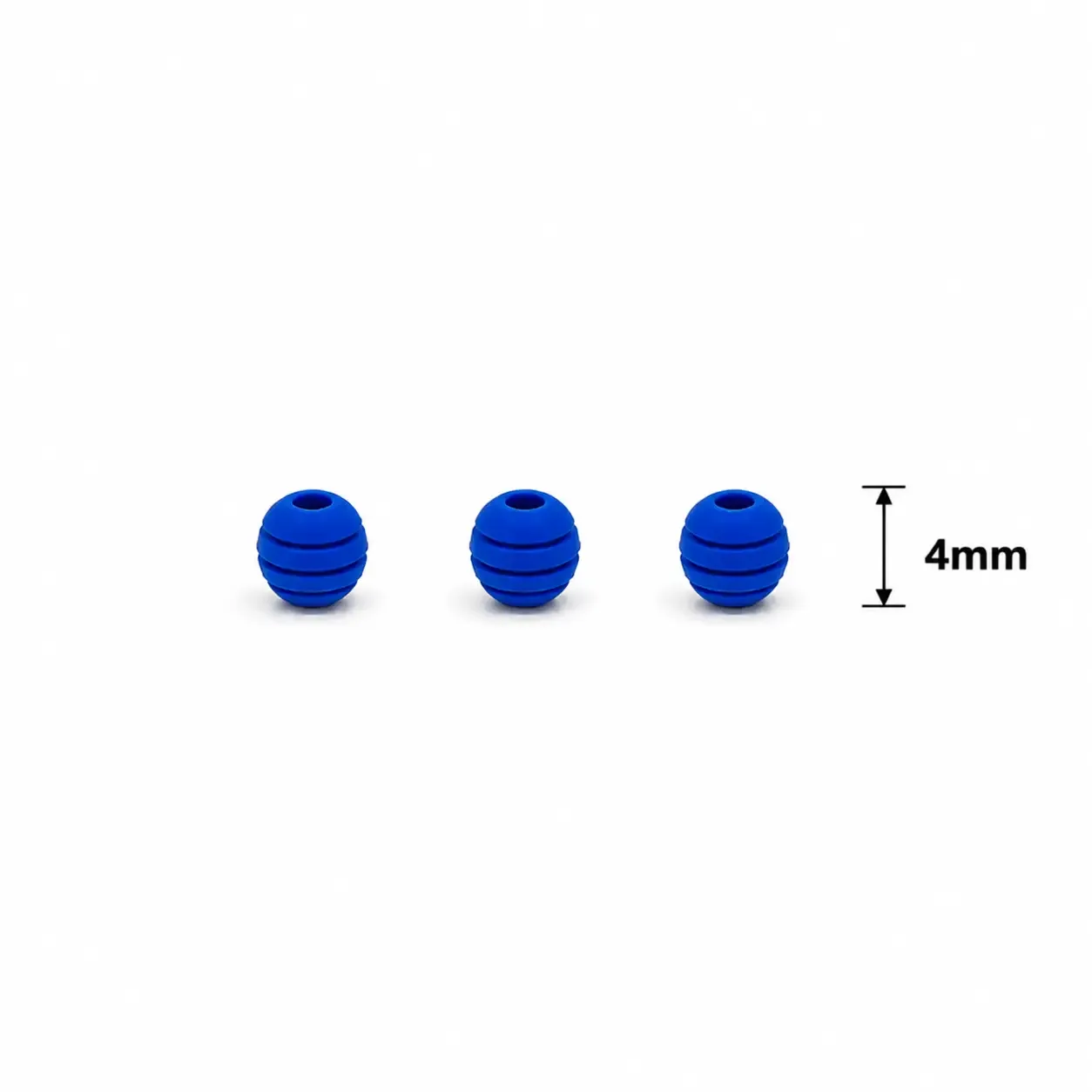 Neopreno Ranurado Azul Rey 4mm · Neoprenos · Beads Market Co