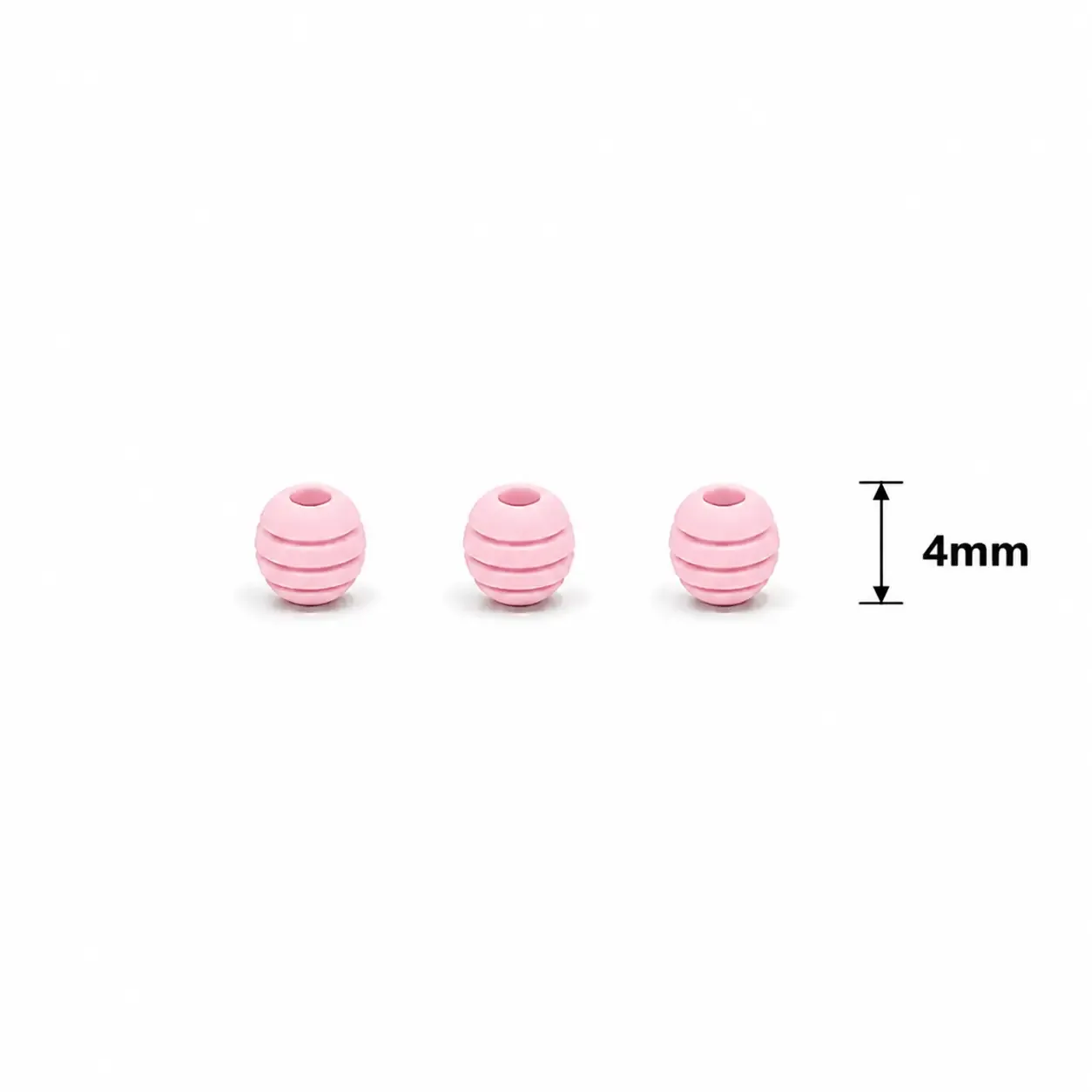 Neopreno Ranurado Rosado 4mm · Neoprenos · Beads Market Co
