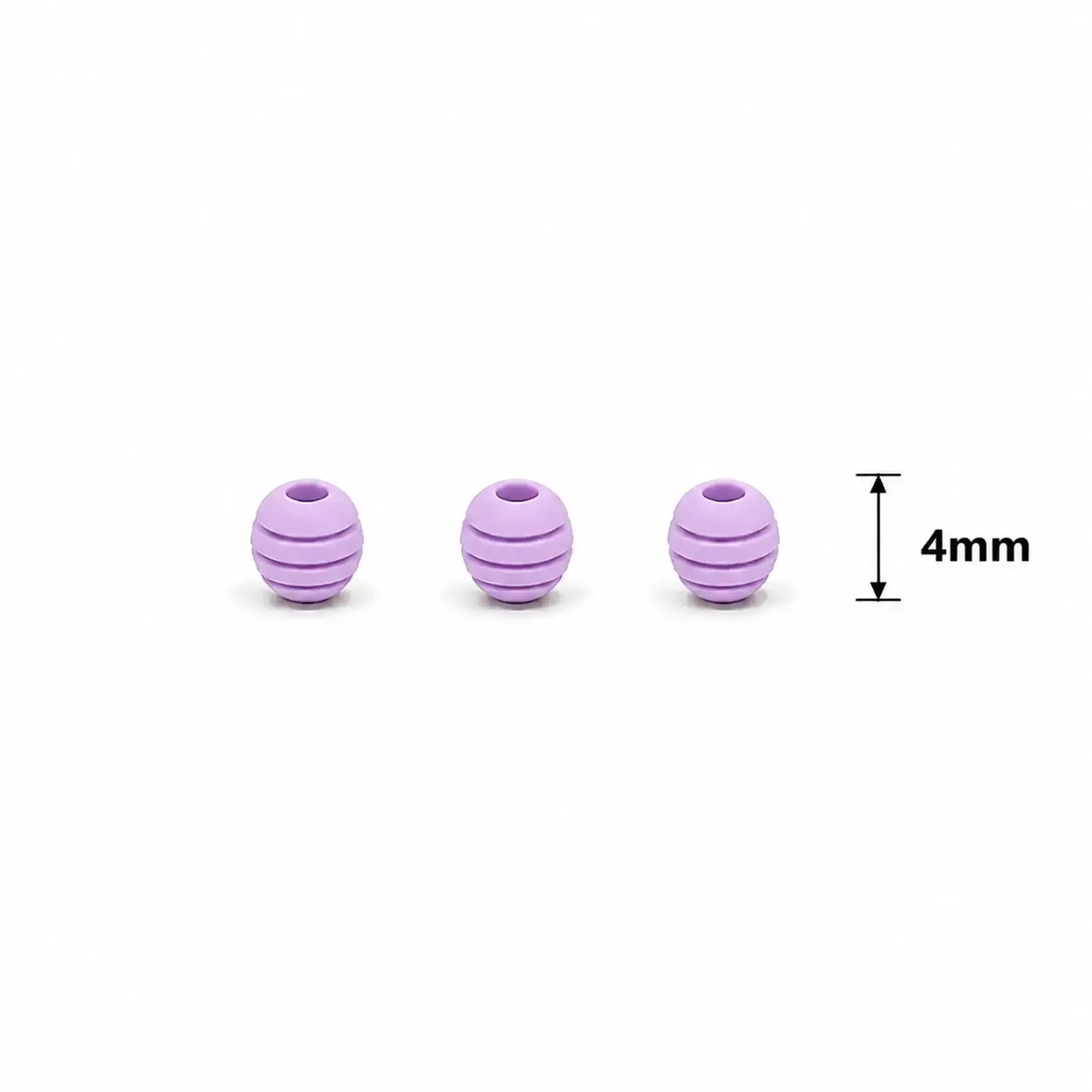 Neopreno Ranurado Lila 4mm · Neoprenos · Beads Market Co