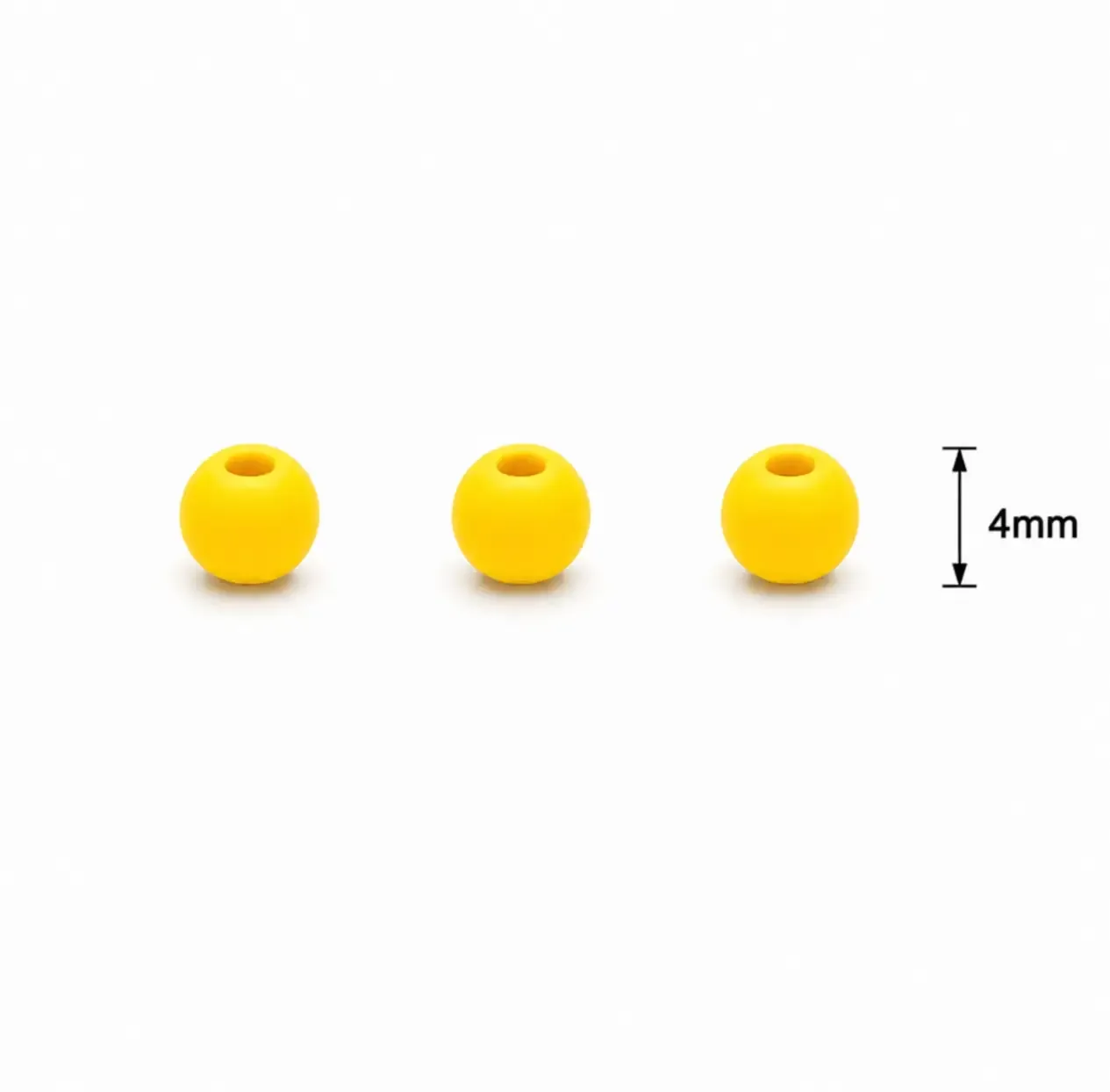 Neopreno Liso Amarillo 4mm · Neoprenos · Beads Market Co