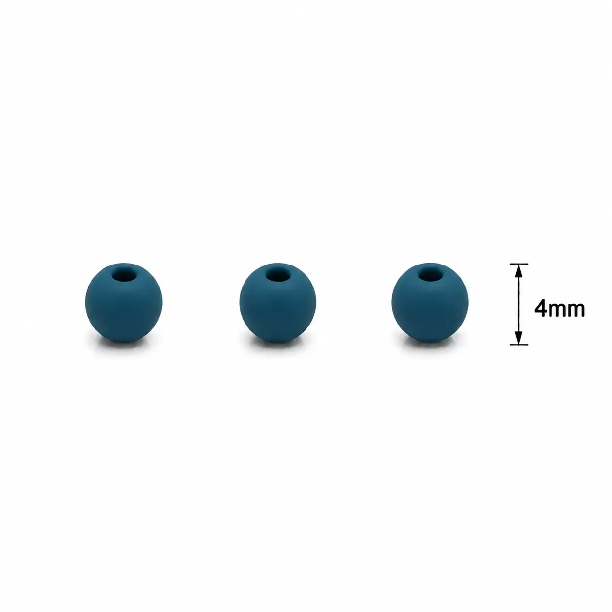 Neopreno Liso Azul Petroleo 4mm · Neoprenos · Beads Market Co