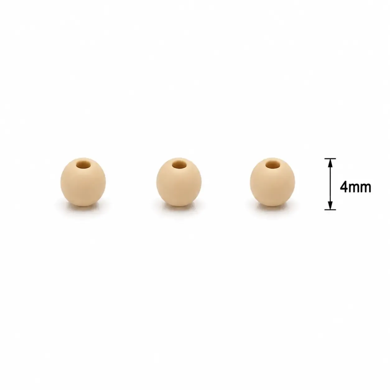 Neopreno Liso Beige 4mm · Neoprenos · Beads Market Co