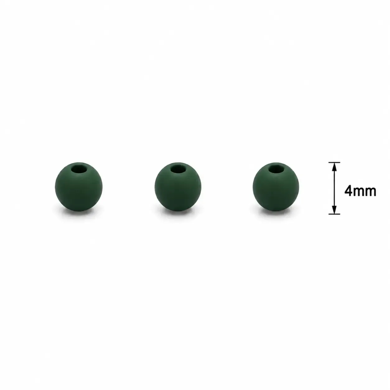 Neopreno Liso Verde 4mm · Neoprenos · Beads Market Co