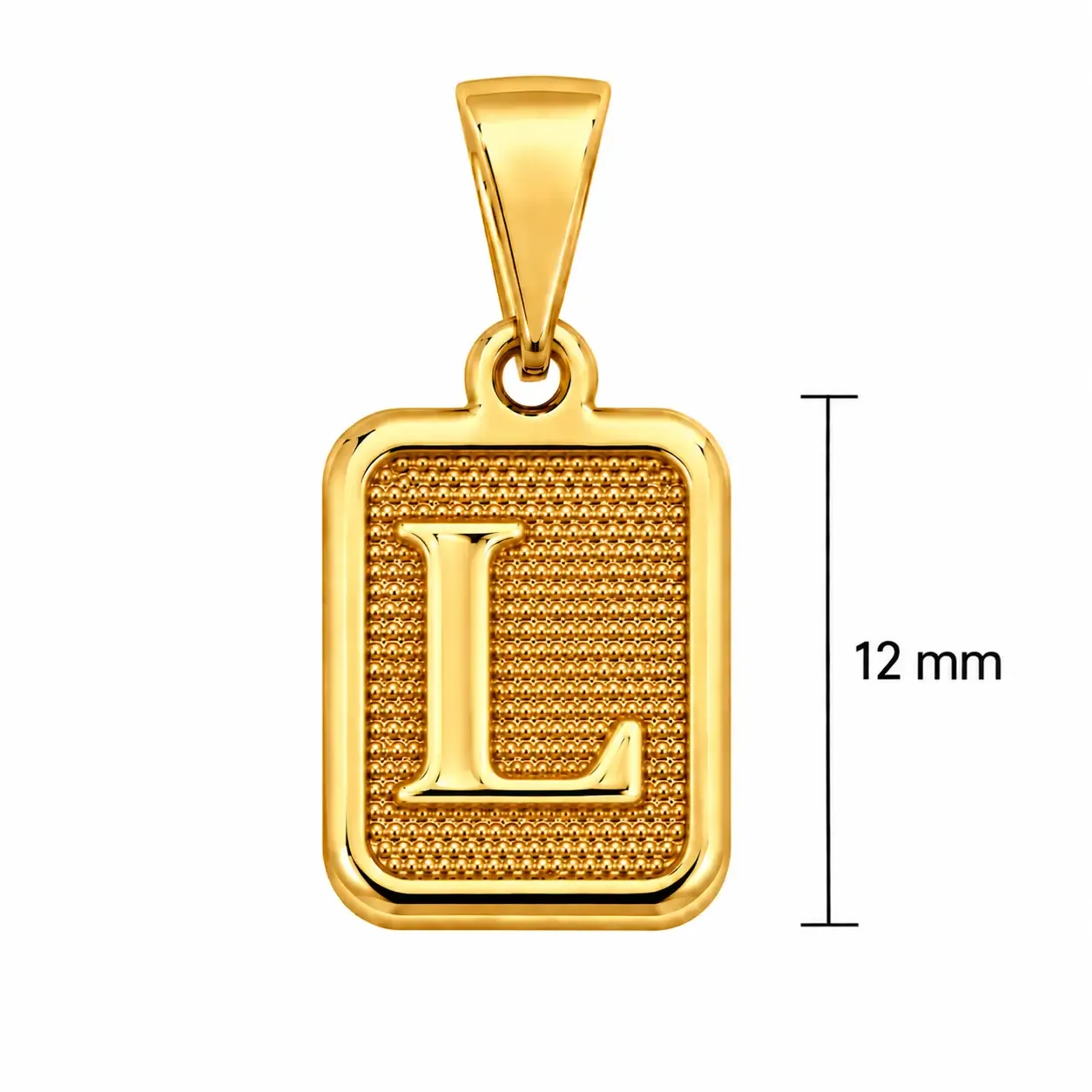Letra L 12mm · Dijes · Beads Market Co
