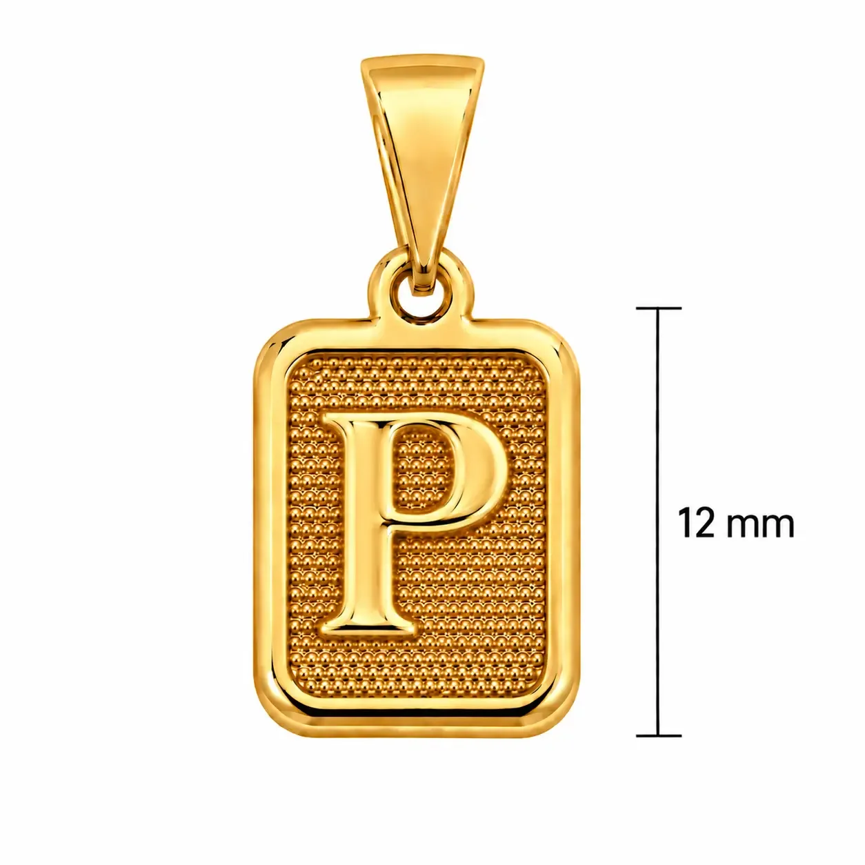 Letra P 12mm · Dijes · Beads Market Co