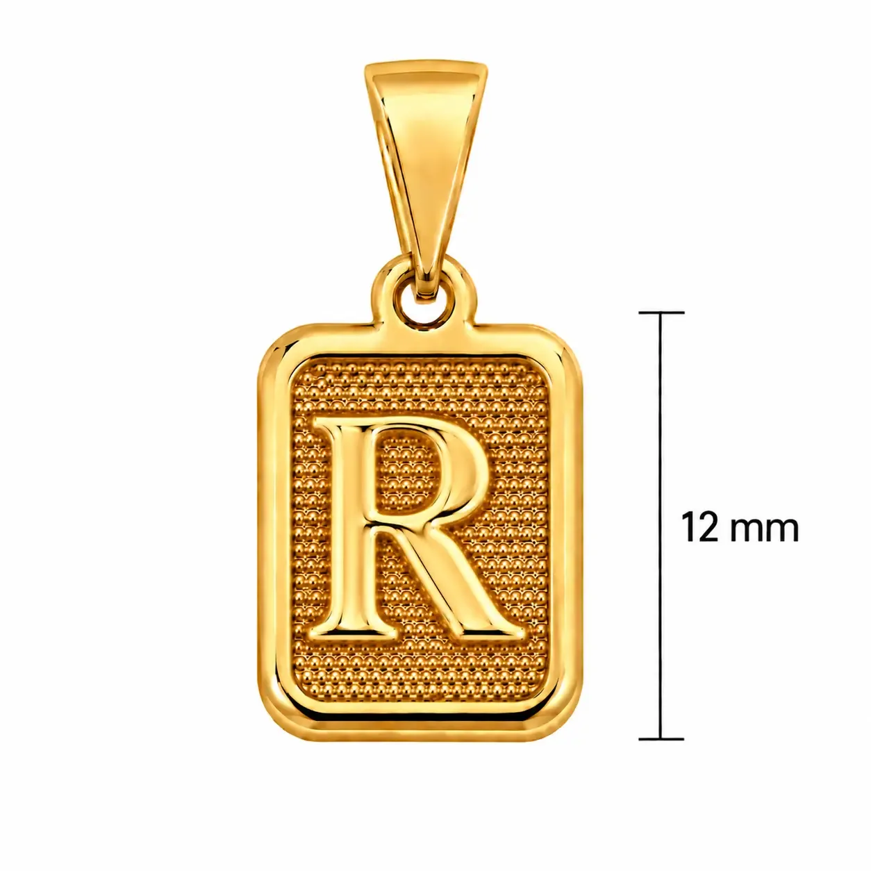 Letra R 12mm · Dijes · Beads Market Co