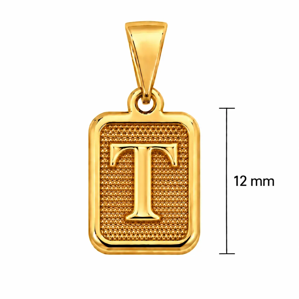 Letra T 12mm · Dijes · Beads Market Co