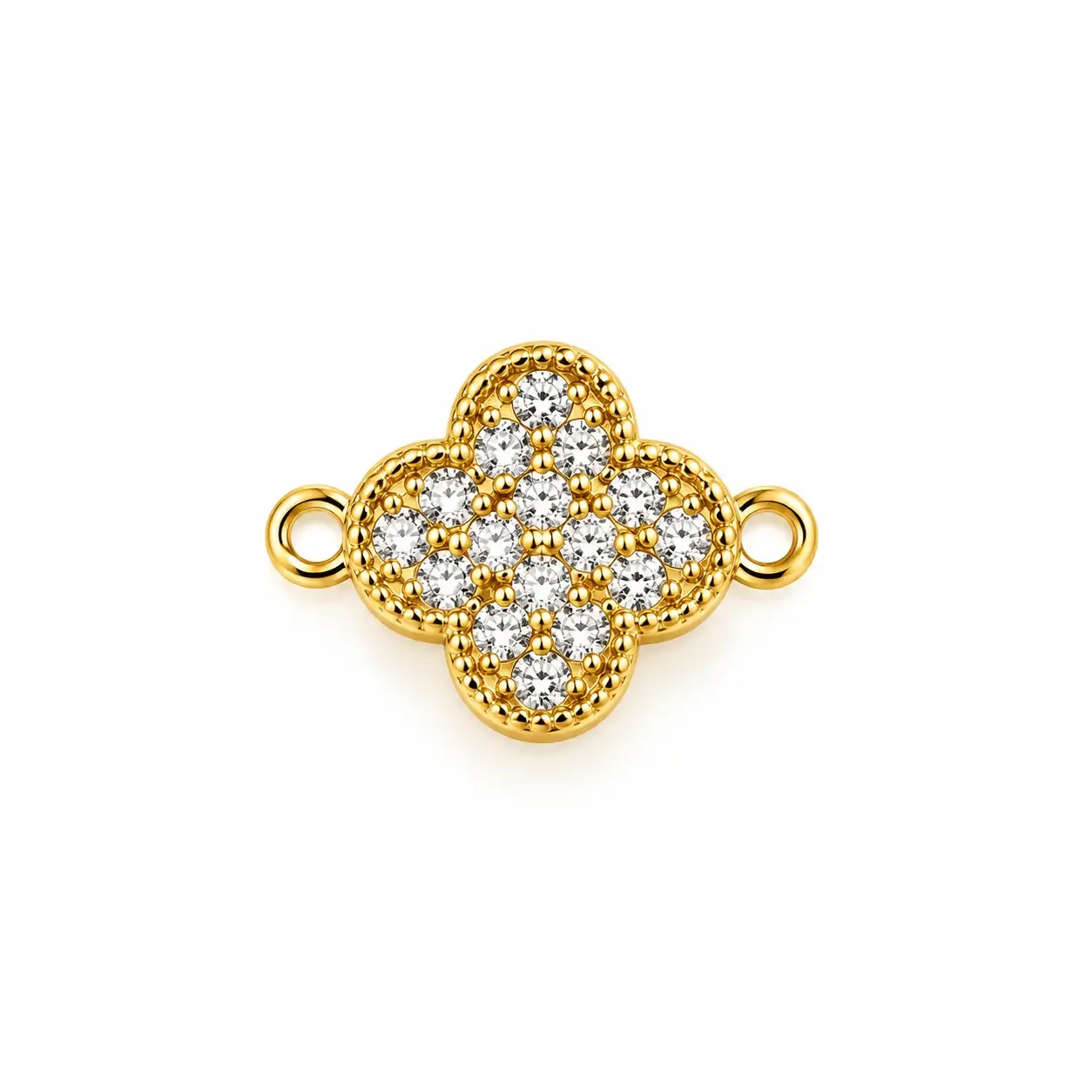 Herraje Clover Cristal · Herrajes · Beads Market Co