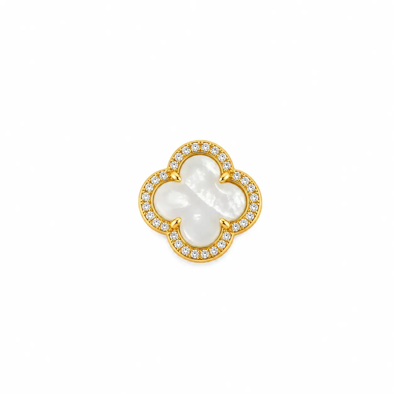 Clover Nieve (Nacar) Grande · Herrajes · Beads Market Co
